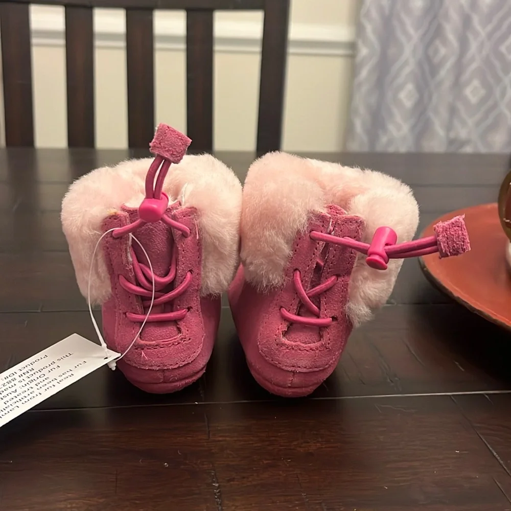 Ugg Australia I Gage Infant Baby Booties Boots Girls Size 0/1 Shoes 0-6 Months